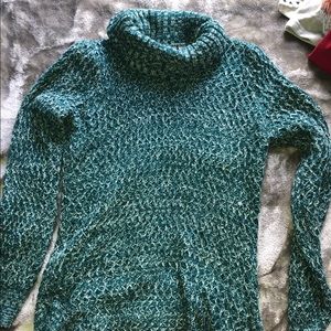 Green Knit turtleneck